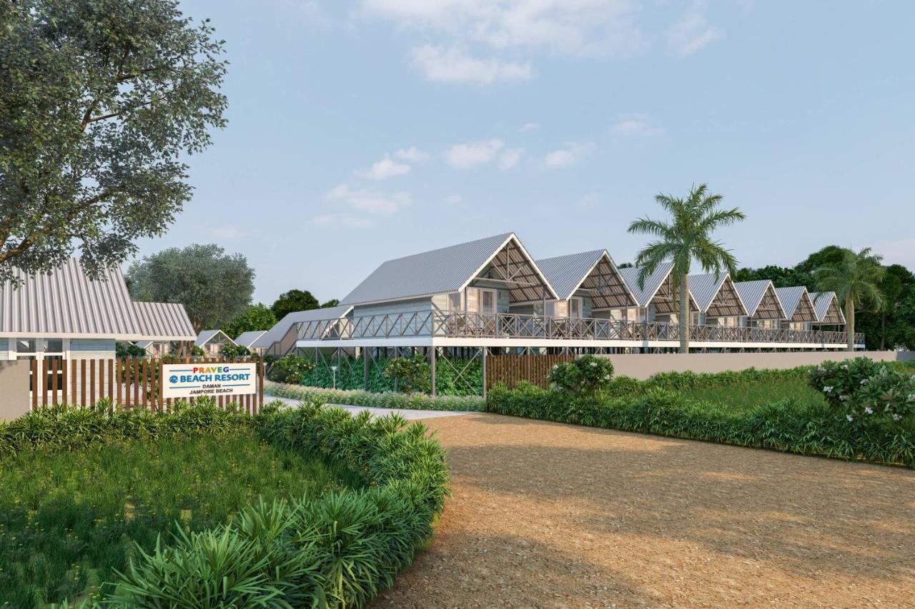 Praveg Beach Resort Daman, Jampore Beach Exterior photo